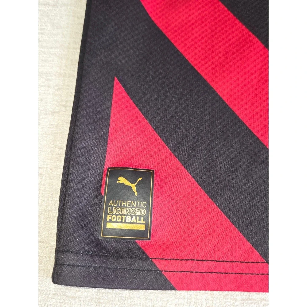 Puma Manchester City 2022/23 Away Jersey Youth Small Black Red Soccer Shirt